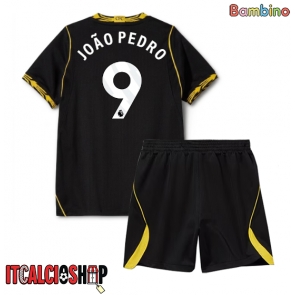 Chelsea Joao Pedro #9 Seconda Maglia Bambino 2026-27 Manica Corta (+ Pantaloni corti)